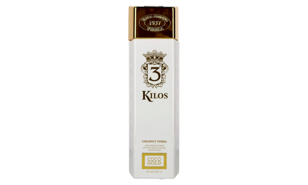 3 Kilos COCO GOLD Coconut Vodka 30% Vol. 1l