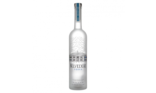 Belvedere Vodka 40% Vol. 1,75l + LED padėkliukas