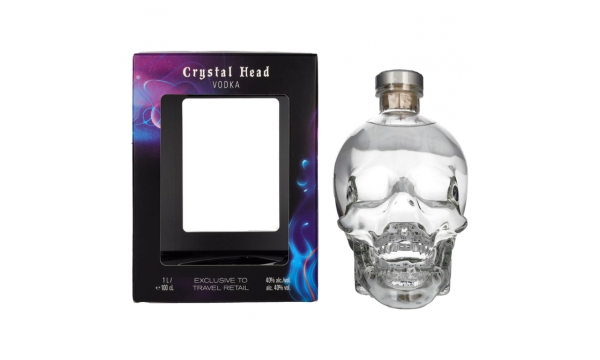 Crystal Head Vodka 40% Vol. 1l dovanų dėžutėje