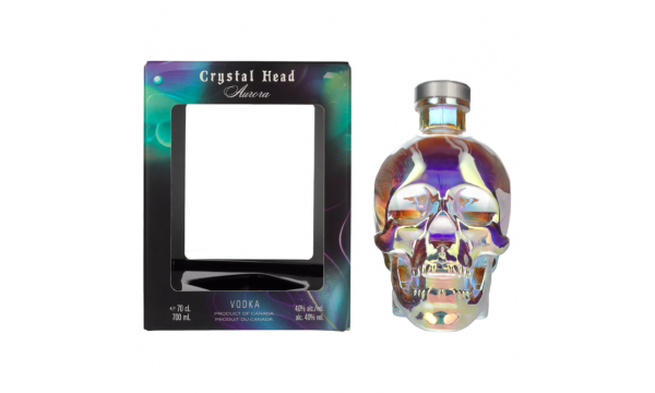 Crystal Head Vodka Aurora 40% Vol. 0,7l dovanų dėžutėje