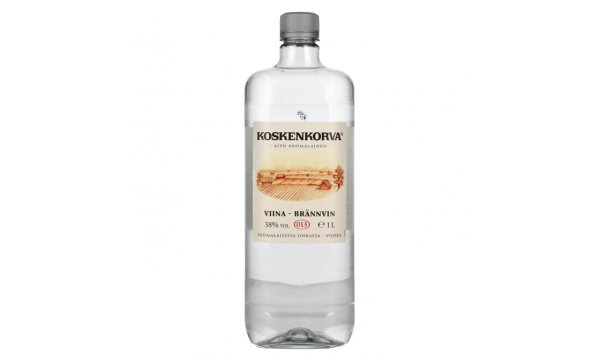 Koskenkorva Vodka VIINA - BRÄNNVIN 38% Vol. 1l PET