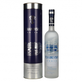 Tchaikovski Premium Vodka 40% Vol. 0,7l dovanų dėžutėje