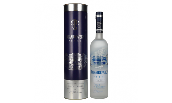 Tchaikovski Premium Vodka 40% Vol. 0,7l dovanų dėžutėje