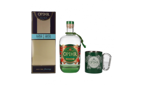 Opihr London Dry Gin ARABIAN EDITION 43% Vol. 0,7l dovanų dėžutėje su puodeliu