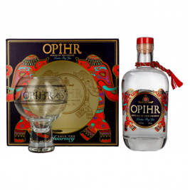 Opihr ORIENTAL SPICED London Dry Gin 42,5% Vol. 0,7l dovanų dėžutėje su taure