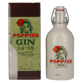 Poppies Gin 40% Vol. 0,5l dovanų dėžutėje