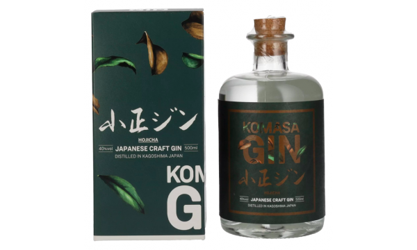 Komasa Gin HOJICHA 40% Vol. 0,5l dovanų dėžutėje