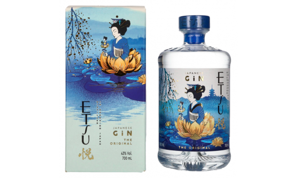 Etsu Japanese Handcrafted Gin The Original 43% Vol. 0,7l dovanų dėžutėje