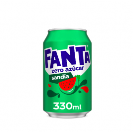 Fanta Sandia Zero Azucar 0.33l be cukraus