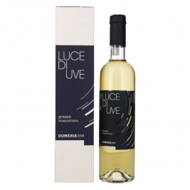 Domenis 1898 LUCE di UVE grappa invecchiata 38% Vol. 0,5l dovanų dėžutėje