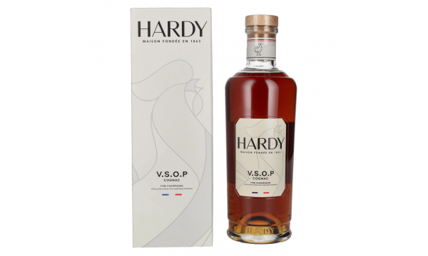 Hardy V.S.O.P Fine Champagne Cognac 40% Vol. 0,7l dovanų dėžutėje