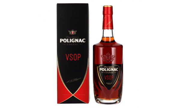 Prince Hubert de Polignac V.S.O.P Cognac 40% Vol. 0,7l dovanų dėžutėje