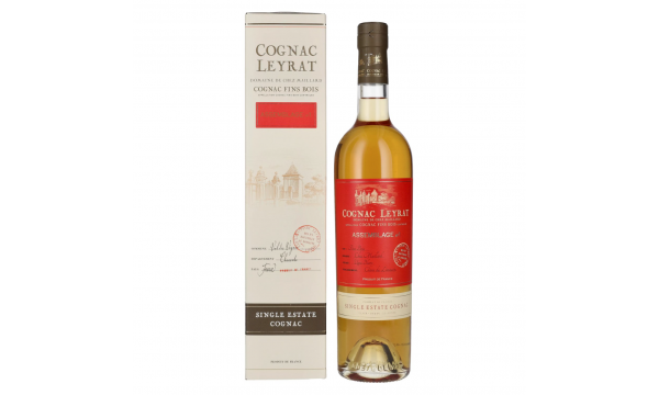 Cognac Leyrat ASSEMBLAGE N° 1 Single Estate Cognac 42% Vol. 0,7l dovanų dėžutėje