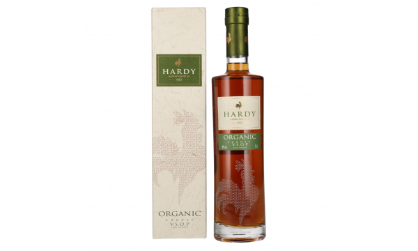 Hardy V.S.O.P Fine Cognac ORGANIC 40% Vol. 0,7l dovanų dėžutėje