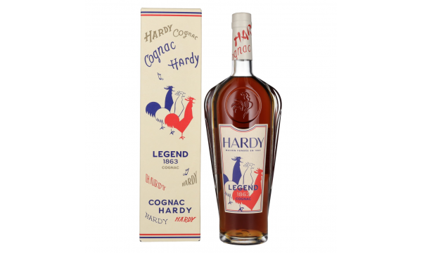 Hardy Cognac LEGEND 1863 40% Vol. 0,7l dovanų dėžutėje