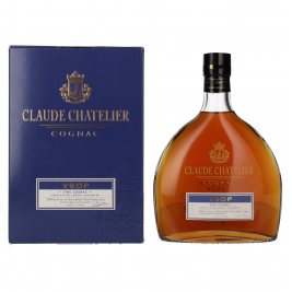 Claude Chatelier VSOP Fine Cognac 40% Vol. 0,7l dovanų dėžutėje