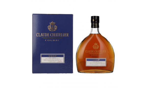 Claude Chatelier VSOP Fine Cognac 40% Vol. 0,7l dovanų dėžutėje