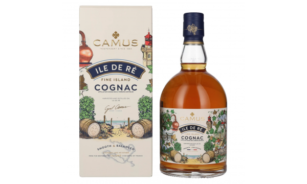 Camus ÎLE DE RÉ Fine Island Cognac 40% Vol. 0,7l dovaų dėžutėje