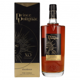 Prince Hubert de Polignac X.O Cognac Excellence 40% Vol. 0,7l dovanų dėžutėje