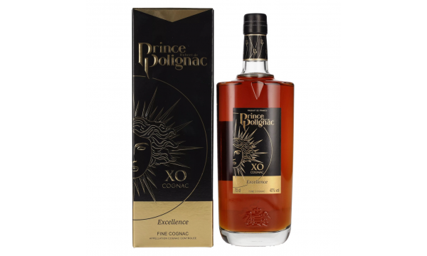 Prince Hubert de Polignac X.O Cognac Excellence 40% Vol. 0,7l dovanų dėžutėje