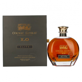 Cognac Leyrat X.O. Elite Single Estate Cognac 40% Vol. 0,7l dovanų dėžutėje