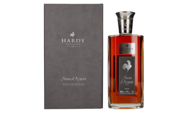 Hardy Cognac Noces d'Argent 40% Vol. 0,7l dovanų dėžutėje