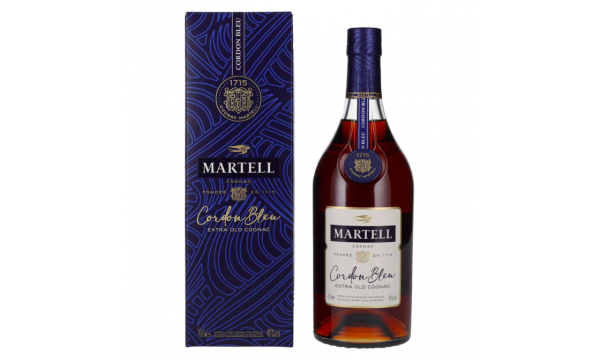 Martell Cognac Cordon Bleu Extra Old Cognac 40% Vol. 0,7l dovanų dėžutėje