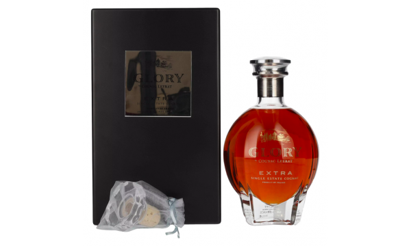 Cognac Leyrat EXTRA Glory Single Estate Cognac 45% Vol. 0,7l dovanų dėžutėje