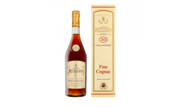 Andre Renard XO Fine Cognac 40% Vol. 0,7l dovanų dėžutėje