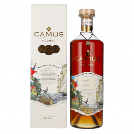 Camus CARIBBEAN EXPEDITION Cognac 45,3% Vol. 0,7l dovanų dėžutėje