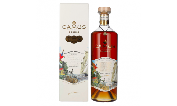 Camus CARIBBEAN EXPEDITION Cognac 45,3% Vol. 0,7l dovanų dėžutėje