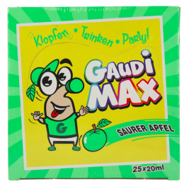 Gaudi-Max SAURER APFEL 16% Vol. 25x0,02l