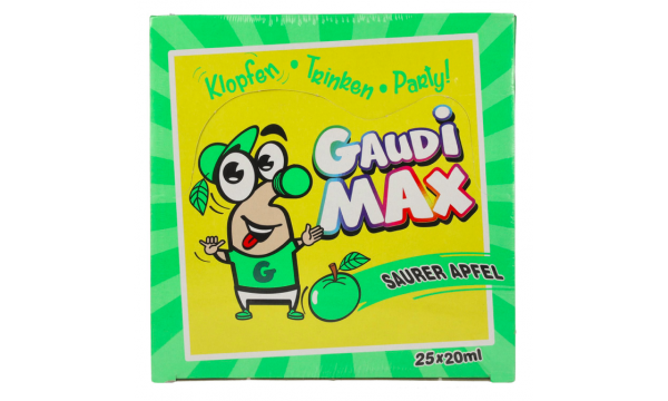 Gaudi-Max SAURER APFEL 16% Vol. 25x0,02l