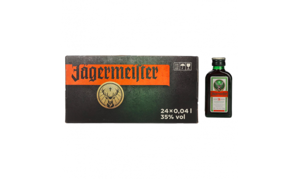 Jägermeister 35% Vol. 24vnt * 0,04l