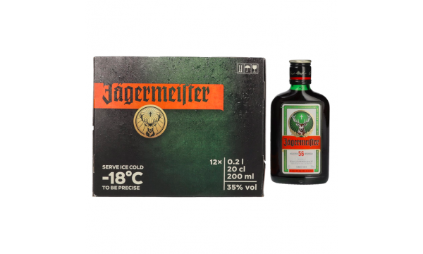 Jägermeister 35% Vol. 12vnt * 0,2l