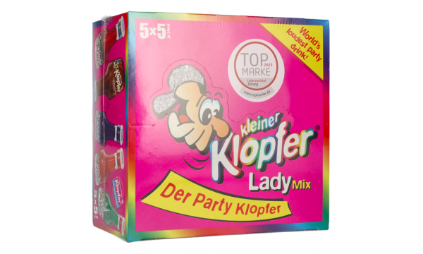 Likerių miksas Kleiner Klopfer Lady Mix 15,6% Vol. 25x0,02l