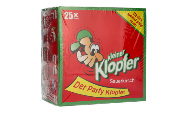 Kleiner Klopfer Sauerkirsch 16% Vol. 25x0,02l