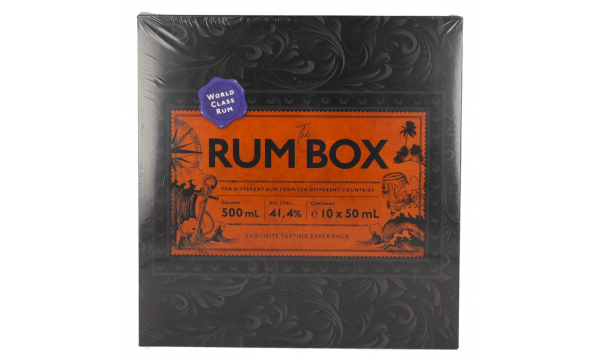 The Rum Box 41,4% Vol. 10x0,05l dovanų dėžutėje