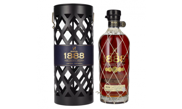 Brugal 1888 Ron Reserva Doblemente Añejado 40% Vol. 0,7l su dėžute žibintas