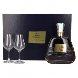 Ron Zacapa Centenario XO Riedel Set - Old Edition 40% Vol. 0,7l dovanų dėžutėje su 2 taurėmis