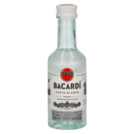 Bacardi Ron Carta Blanca Superior 37,5% 0.05l