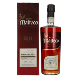 Ron Malteco Vintage Reserva Panamá 2011 42,3% Vol. 0,7l dėžutėje