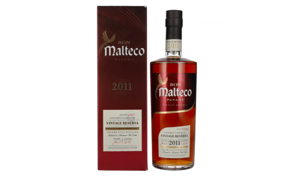 Ron Malteco Vintage Reserva Panamá 2011 42,3% Vol. 0,7l dėžutėje