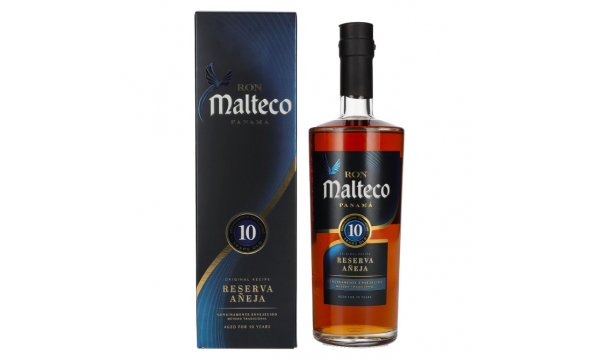 Ron Malteco 10 Años Reserva Añeja 40% Vol. 0,7l dovanų dėžutėje