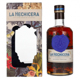 La Hechicera Ron Extra Añejo de Colombia RESERVA FAMILIAR 40% Vol. 0,7l dovanų dėžutėje