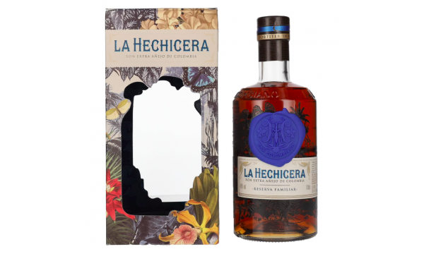 La Hechicera Ron Extra Añejo de Colombia RESERVA FAMILIAR 40% Vol. 0,7l dovanų dėžutėje