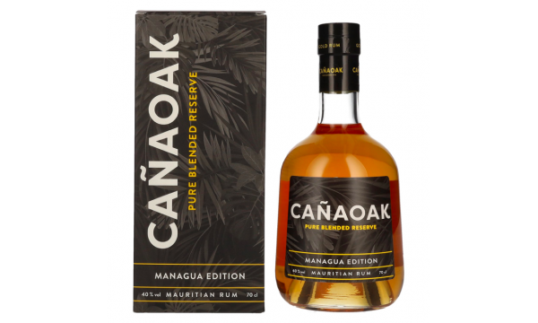 Cañaoak Pure Blended Reserve Rum Managua Edition 40% Vol. 0,7l dovanų dėžutėje