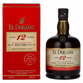 El Dorado 12 Years Old Finest Demerara Rum 40% Vol. 0,7l dovanų dėžutėje