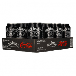 Jack Daniel's No. 7 Whiskey & Coca Cola 5% Vol. 12x0,33l 