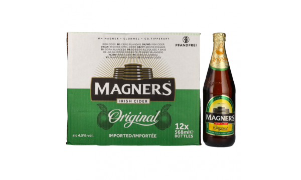 Magners Irish Cider ORIGINAL 4,5% Vol. 0,568l * 12vnt.